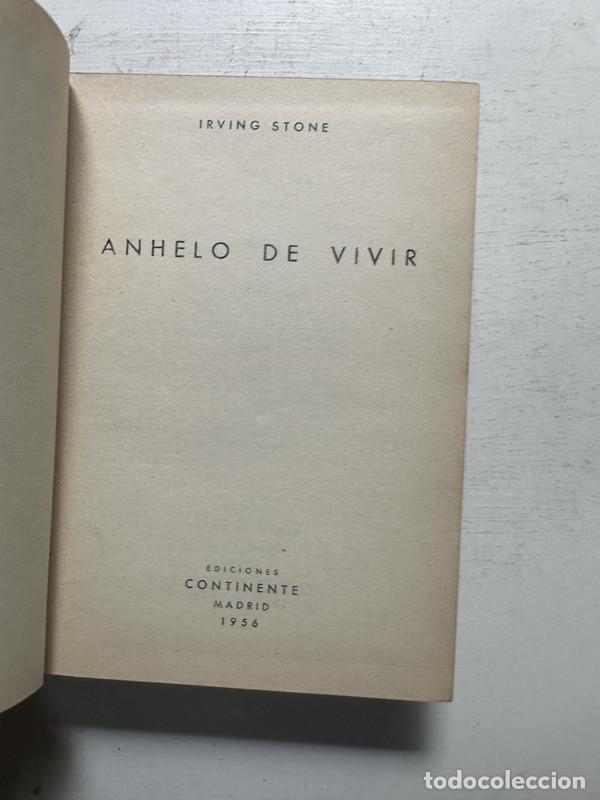 Libros: Anhelo de vivir - Stone Irving - Foto 1