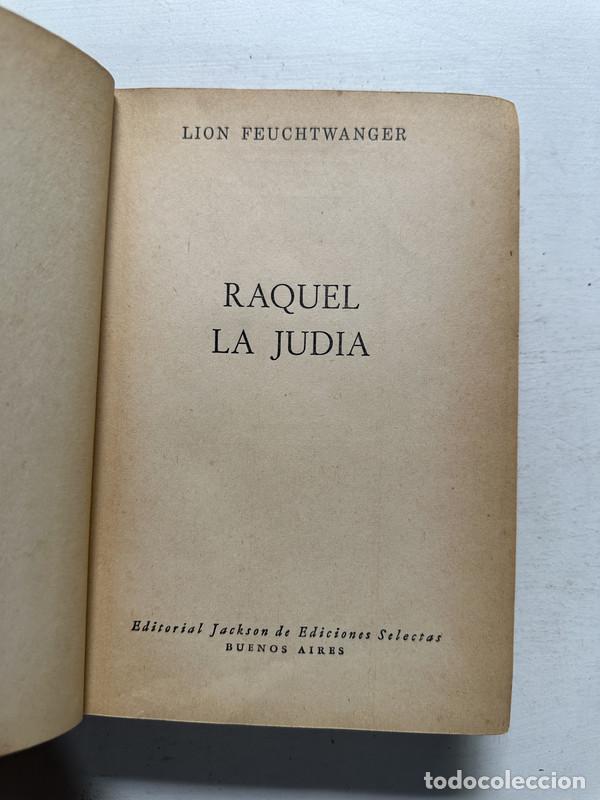 Libros: Raquel la judia - Feuchtwanger Lion - Foto 1