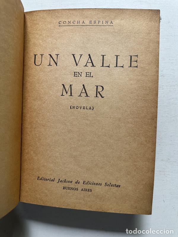Libros: Un valle en el mar - Espina Concha - Foto 1