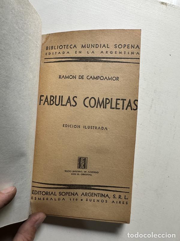 Libros: Fabulas completas - Campoamor Ramon de - Foto 1