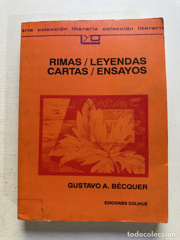 Libros: Rimas / Leyendas / Cartas / Ensayos - Becquer Gustavo A. - Foto 1