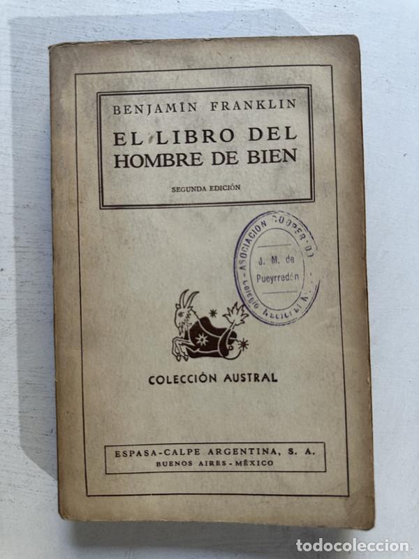 Libros: El libro del hombre de bien - Franklin Benjamin - Foto 1