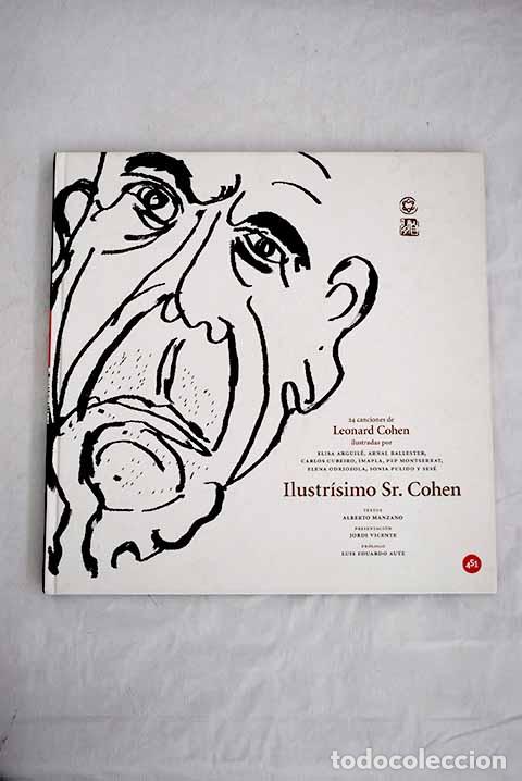 Libros: Ilustr&iacute;simo Sr. Cohen: 24 canciones de Leonard Cohen - Foto 1