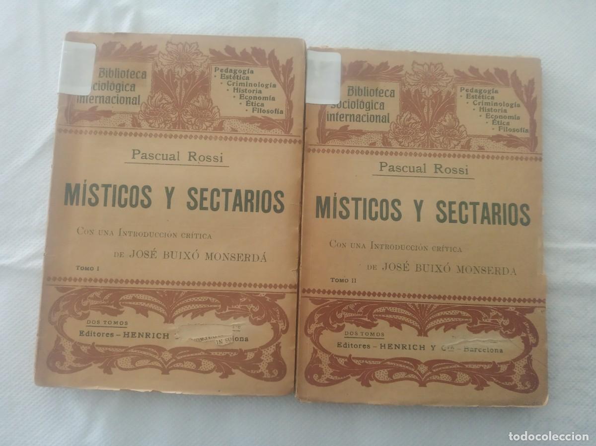 Libros: MISTICOS Y SECTARIOS ( PASCUAL ROSSI , 2 tomos ) - Foto 1