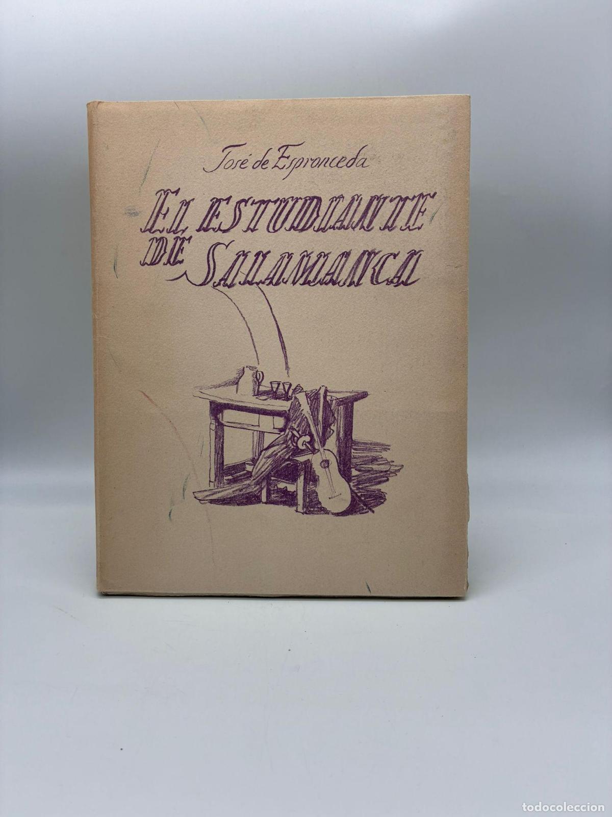 Libri di seconda mano: ESPRONCEDA, Jos&eacute; de. - El estudiante de Salamanca.