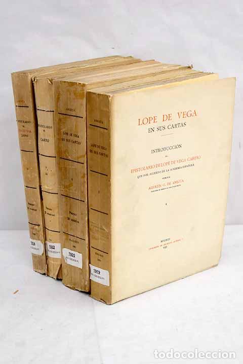 Libros: Epistolario de Lope de Vega Carpio