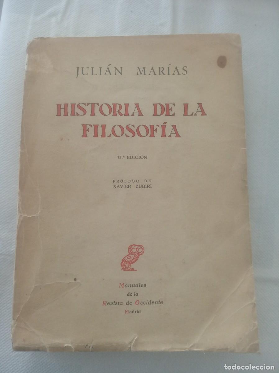 Libros: HISTORIA DE LA FILOSOFIA ( JULIAN MARIAS ) - Foto 1