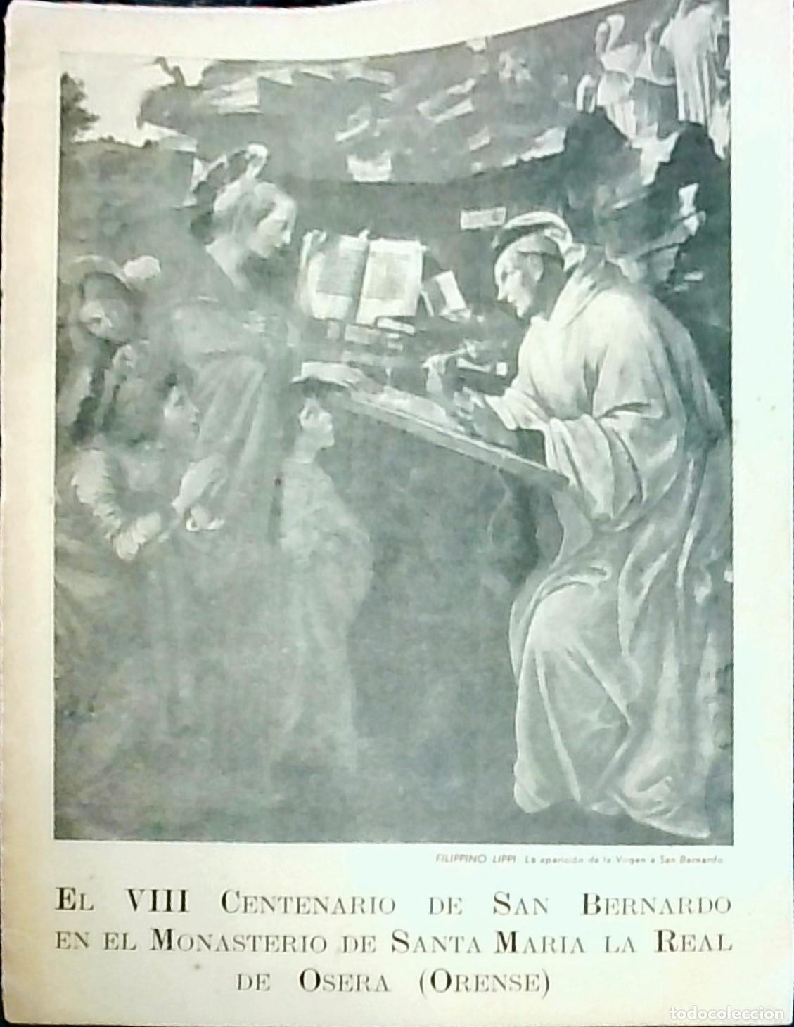 B&uuml;cher: El VIII Centenario de San Bernardo en el Monasterio de Santa Mar&iacute;a la Real de Osera Orense - Autores