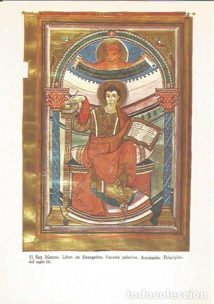 Livros em segunda m&atilde;o: LAMINA V02540: San Marcos del Libro de Evangelios, Aquisgran - John Beckwith