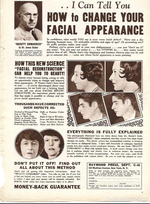 Libros: LAMINA 31987: Publicidad del libro Beauty Unmasked - VVAA