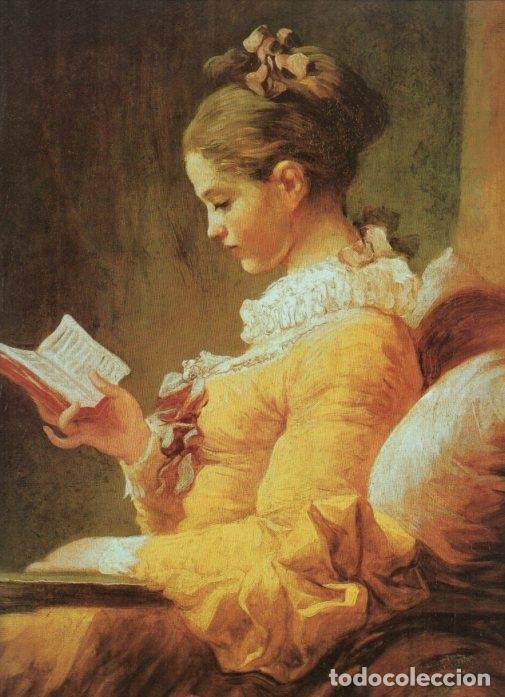 Libros: LAMINA V20305: Mujer leyendo un libro por Jean-Honore Fragonard - Varios