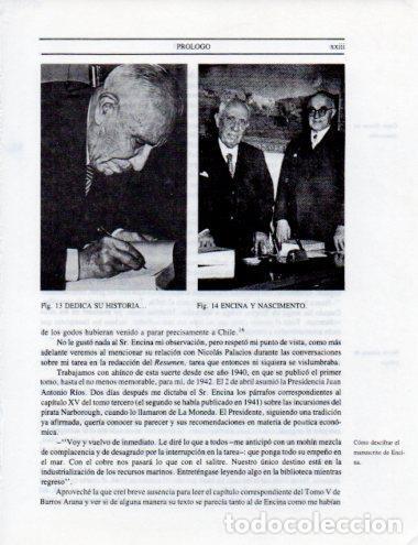 Libri di seconda mano: LAMINA V25258: Francisco A. Encina dedicando un libro - Leopoldo Castedo