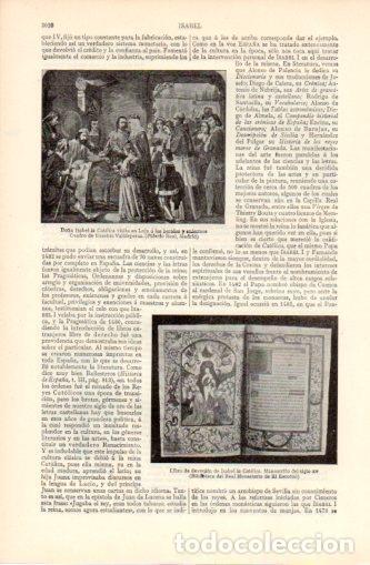 Libros: LAMINA V37279: Libro de devocion de Isabel la Catolica - Varios - Foto 1