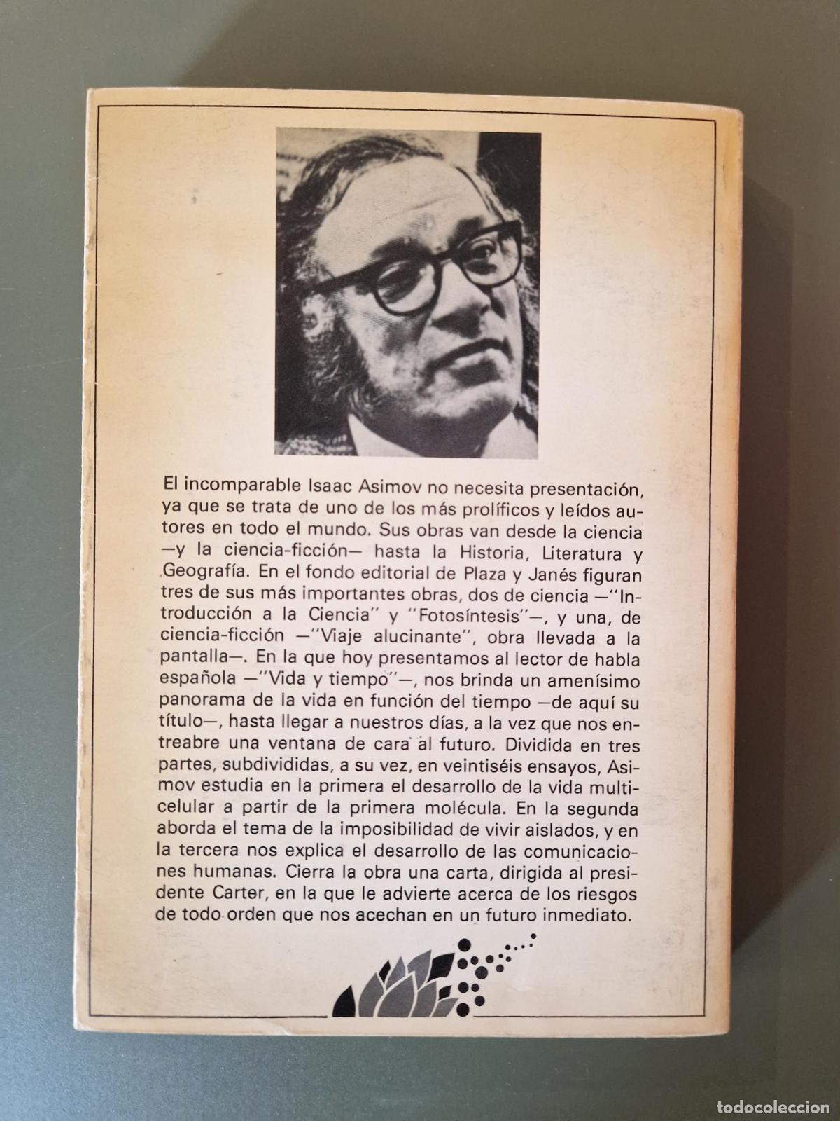 Libros: Vida y tiempo - Isaac Asimov - Foto 2