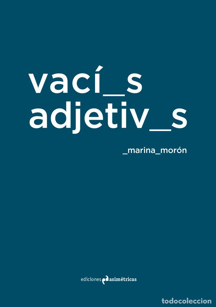 Libros: VACIOS ADJETIVOS - MORON,MARINA - Foto 1