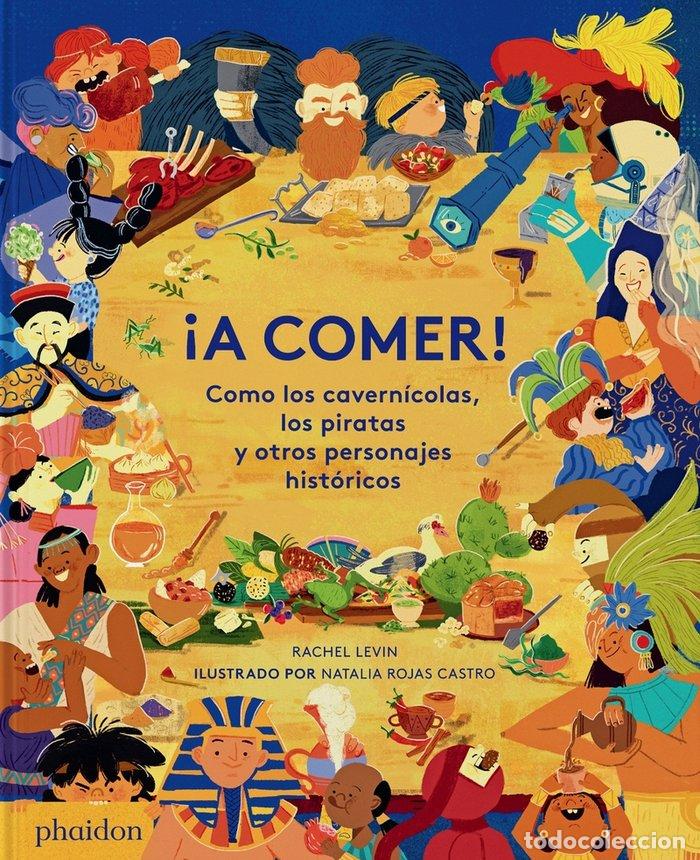 Libros: A COMER COMO LOS CAVERNICOLAS LOS PIRATAS - LEVINE / ROJAS CASTRO - Foto 1