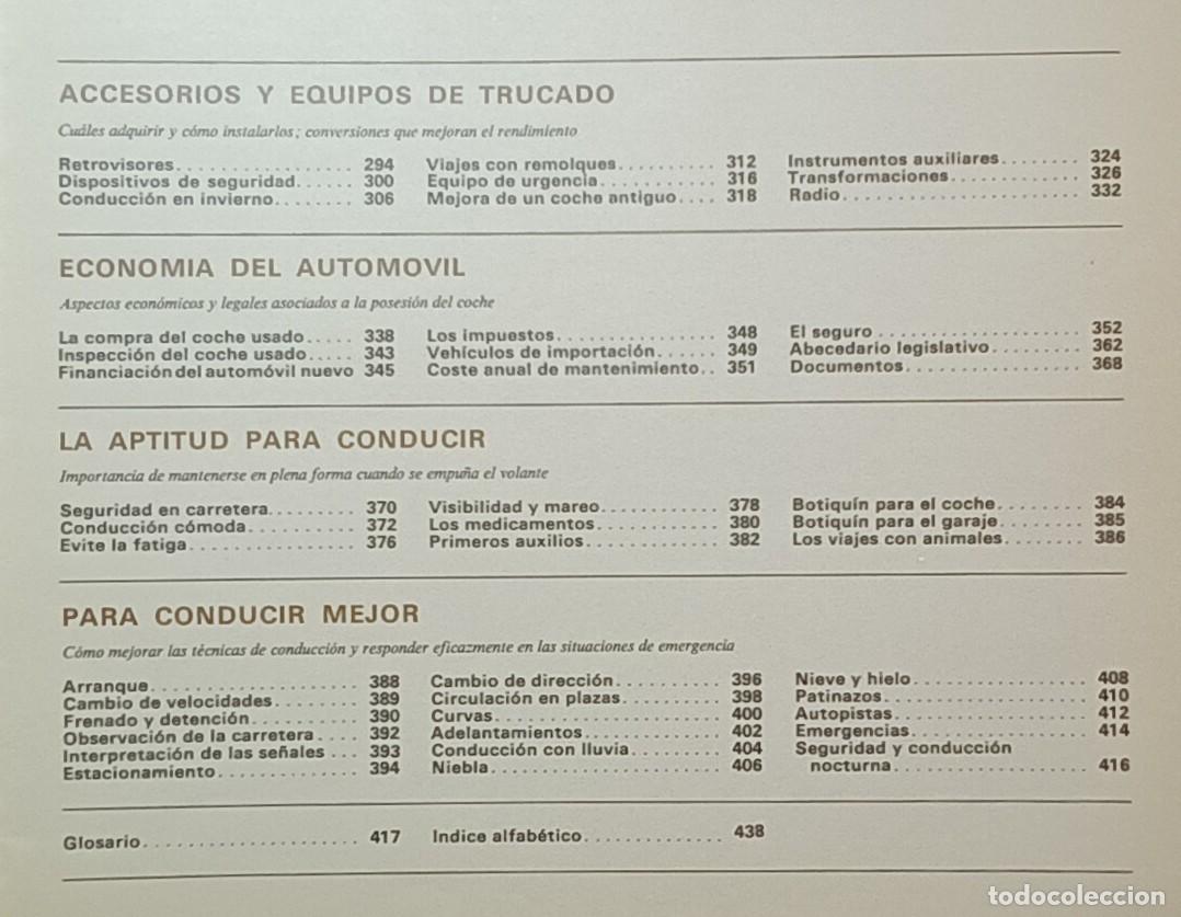 Libros: EL LIBRO DEL AUTOM&Oacute;VIL - SELECCIONES DEL READER S DIGEST - 1971 - Foto 3