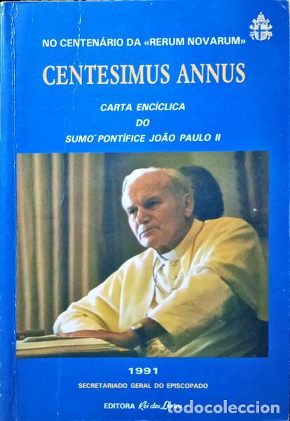 Libri di seconda mano: JO&Atilde;O PAULO II. - CENTESIMUS ANNUS. CARTA ENC&Iacute;CLICA.