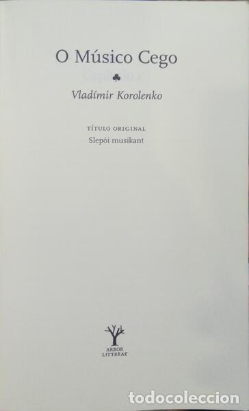 Libri di seconda mano: KOROLENKO. (Vlad&iacute;mir) - O M&Uacute;SICO CEGO. [1.&ordf; EDI&Ccedil;&Atilde;O]