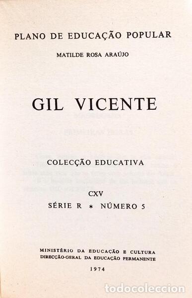 Libros: ARA&Uacute;JO. (Matilde Rosa) - GIL VICENTE. - Foto 2