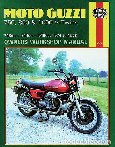 Libros: Moto Guzzi 750, 850 & 1000 V-Twins Owners Workshop Manual- 0038345003394