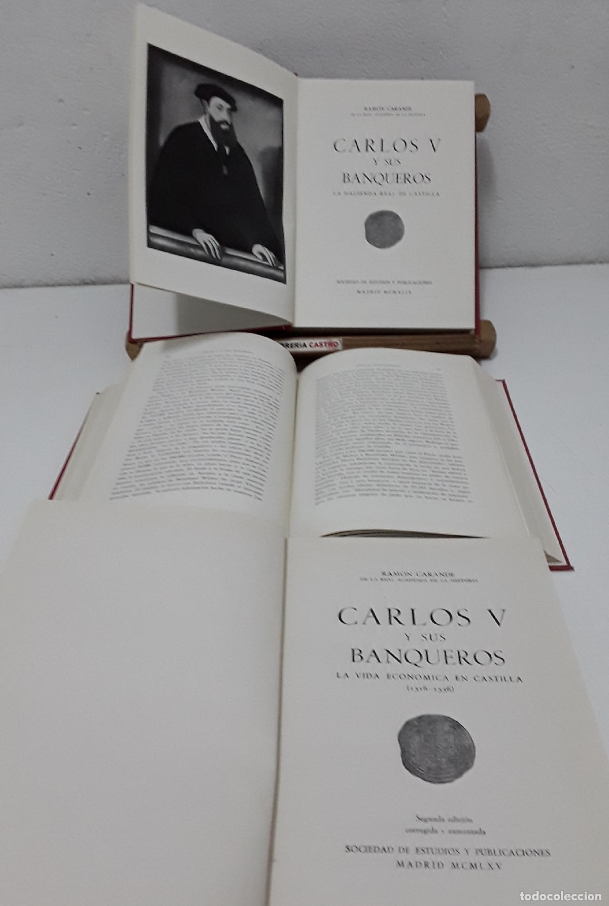 Libros: Carlos V y sus banqueros. III Tomos, Completa - Ram&oacute;n Carande. - Foto 1