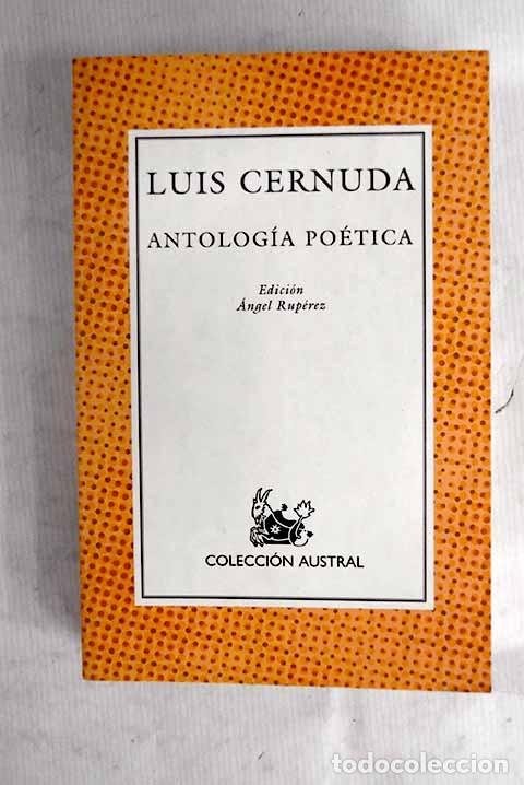 Libros: Antolog&iacute;a po&eacute;tica: Cernuda, Luis.- Cernuda, Luis