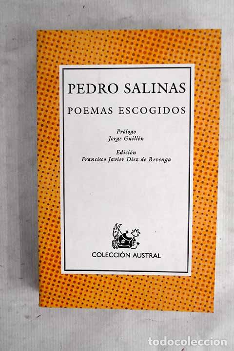 Libros: Poemas escogidos: Salinas, Pedro.- Salinas, Pedro