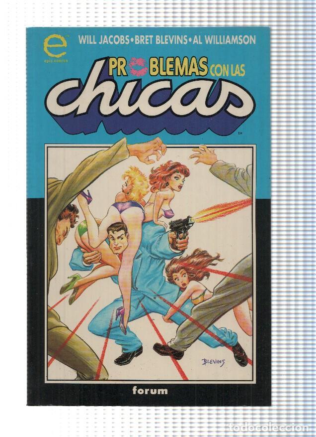 Libri di seconda mano: Coleccion Libros Epic, Numero 02: PROBLEMAS CON LAS CHICAS - Will Jacobs, Bret Blevins (Forum 1994)