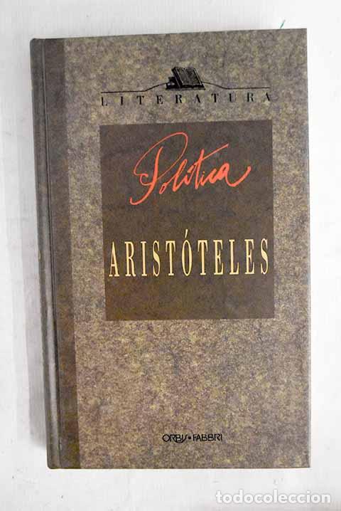 Libros: Pol&iacute;tica: Arist&oacute;teles.- Arist&oacute;teles