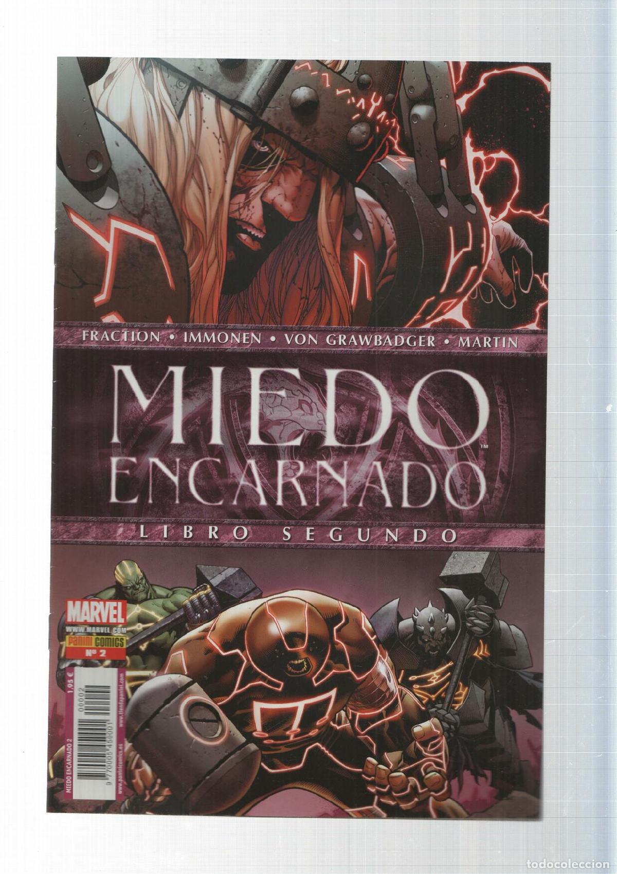 Libros: Panini Comics: Los Dignos - Miedo Encarnado, Libro Segundo a&ntilde;o 2, numero 2. Marvel - Foto 1