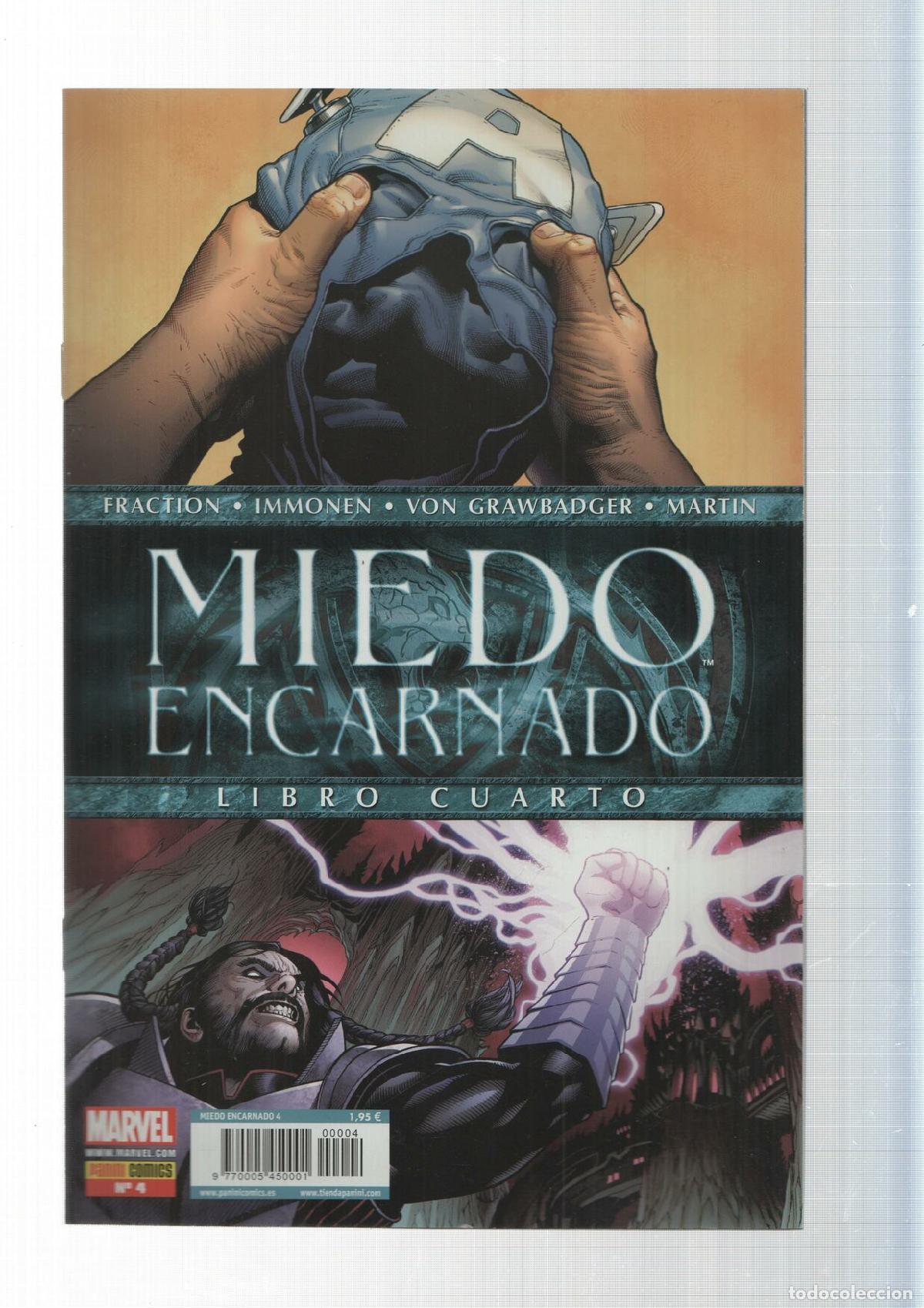 Libros: Panini Comics: Mundos arrasados - Miedo Encarnado, Libro Cuarto a&ntilde;o 2, numero 4. Marvel