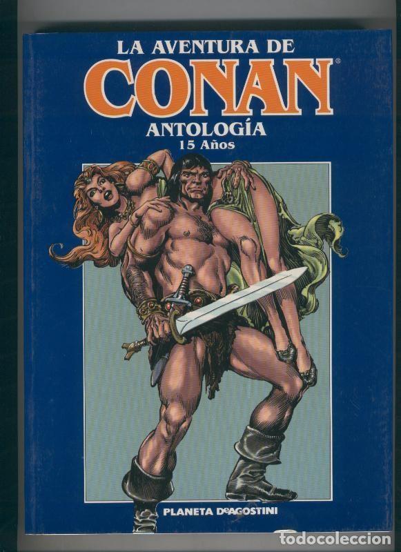 Livros em segunda m&atilde;o: LIbro Planeta: La Aventura de Conan, antologia 15 a&ntilde;os - Varios