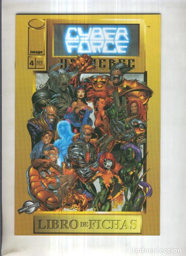 books: Planeta: Cyberforce LIBRO DE FICHAS: Numero 04 (Wolrd Comics 1997) - Marc Silvestri