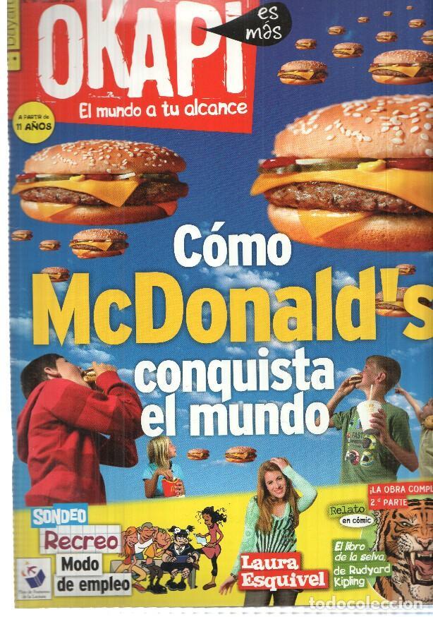 Libri di seconda mano: revista Okapi: num 098 oct 2010. Como McDonalds conquista el mundo. Relato en comic El Libro de la S