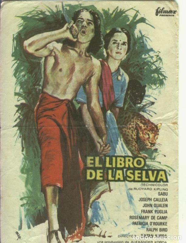 Libros: Programas de Cine: el libro de la selva - Varios - Foto 1