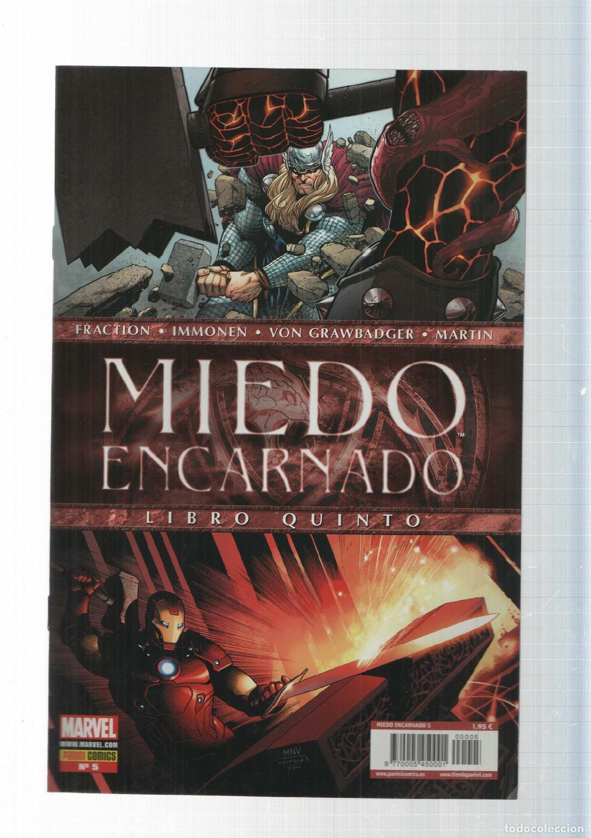 Libri di seconda mano: Panini Comics: Pugna - Miedo Encarnado, Libro Quinto a&ntilde;o 2, numero 5. Marvel