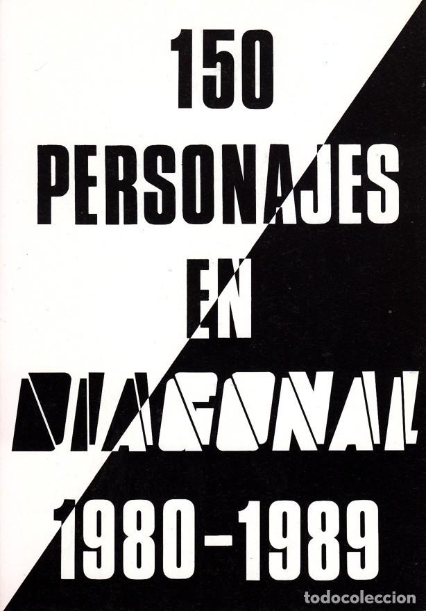 Livres: Postal 60474. Publicitaria libro 150 personajes en diagonal. Barcelona - Varios