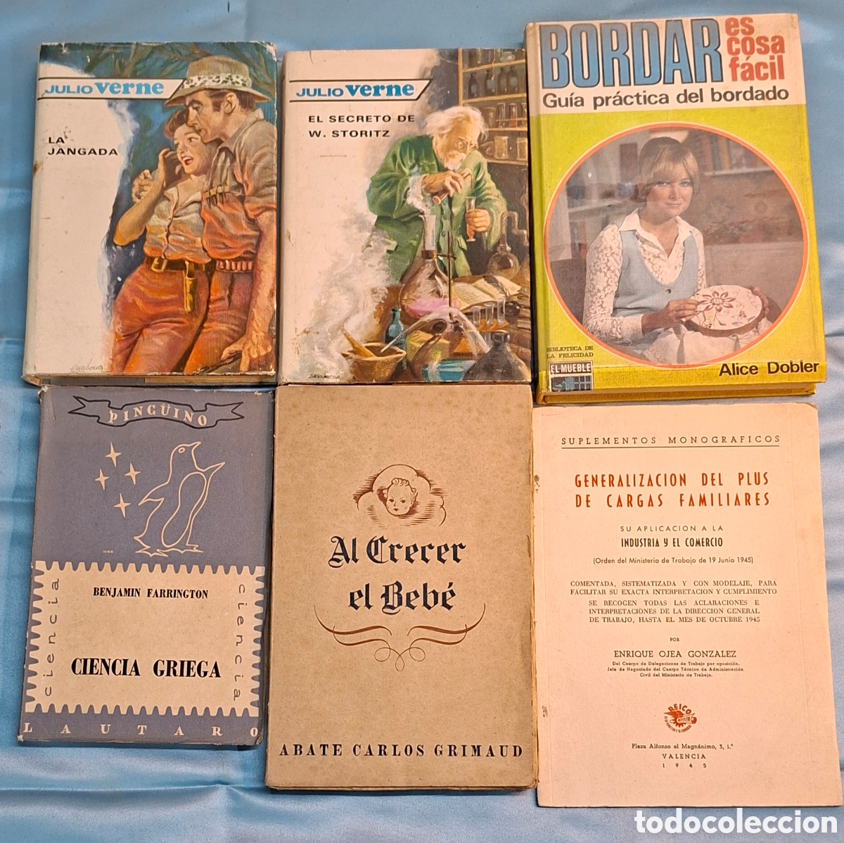 Libros: Colecci&oacute;n 6 Libros Antiguos Variados