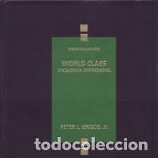 Libros: WORLD CLASS. EXCELENCIA EMPRESARIAL. - Foto 1