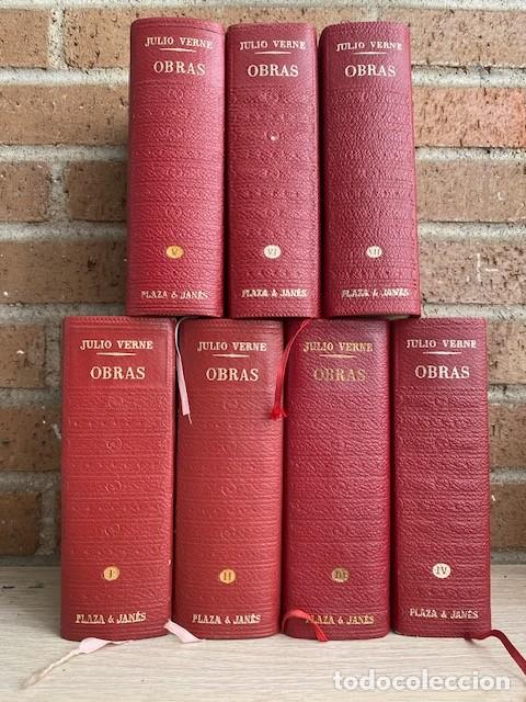 Livros em segunda m&atilde;o: JULIO VERNE, OBRAS, 7 VOL&Uacute;MENES - JULIO VERNE