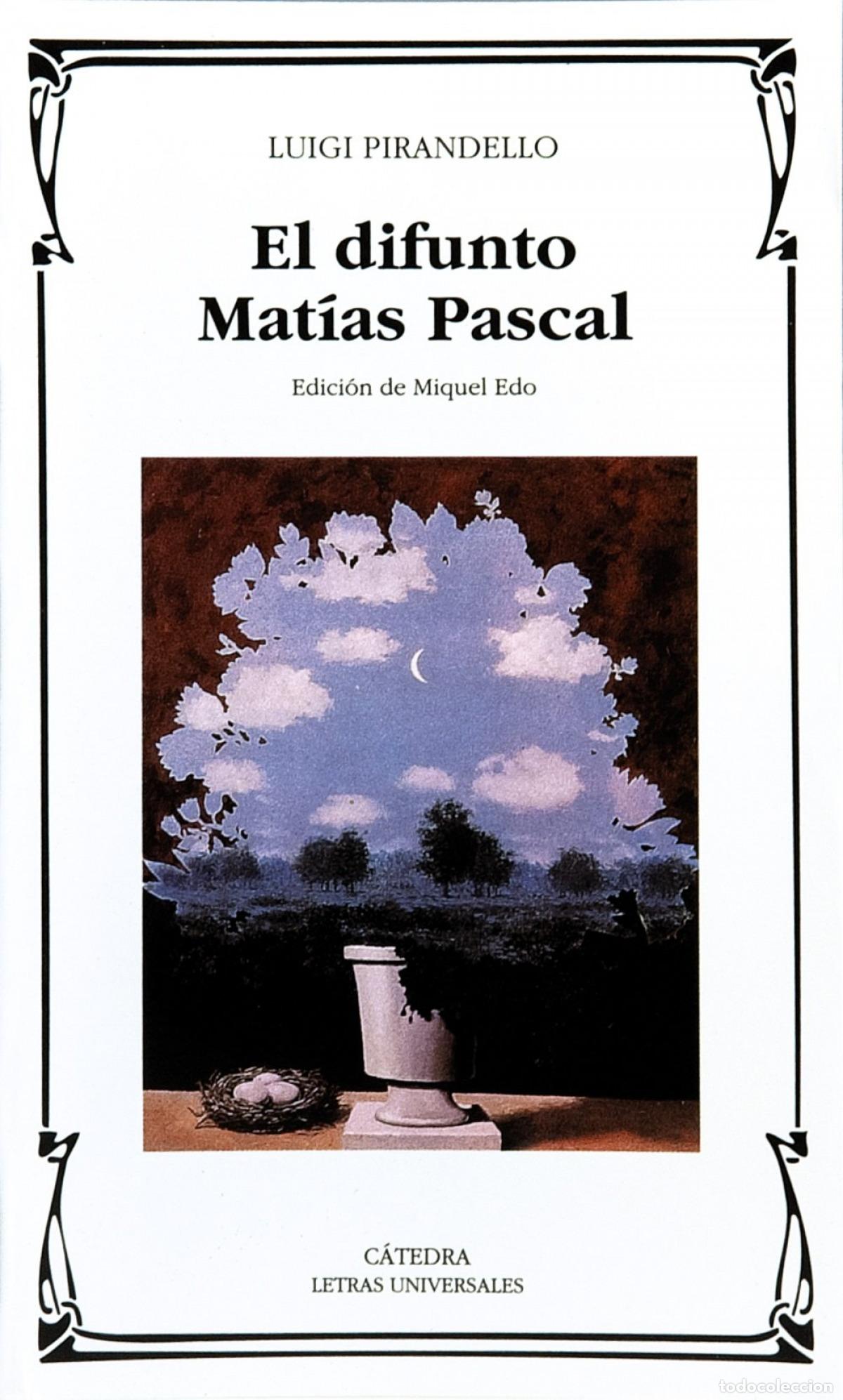 Libros: El difunto Mat&iacute;as Pascal - Pirandello, Luigi - Foto 1