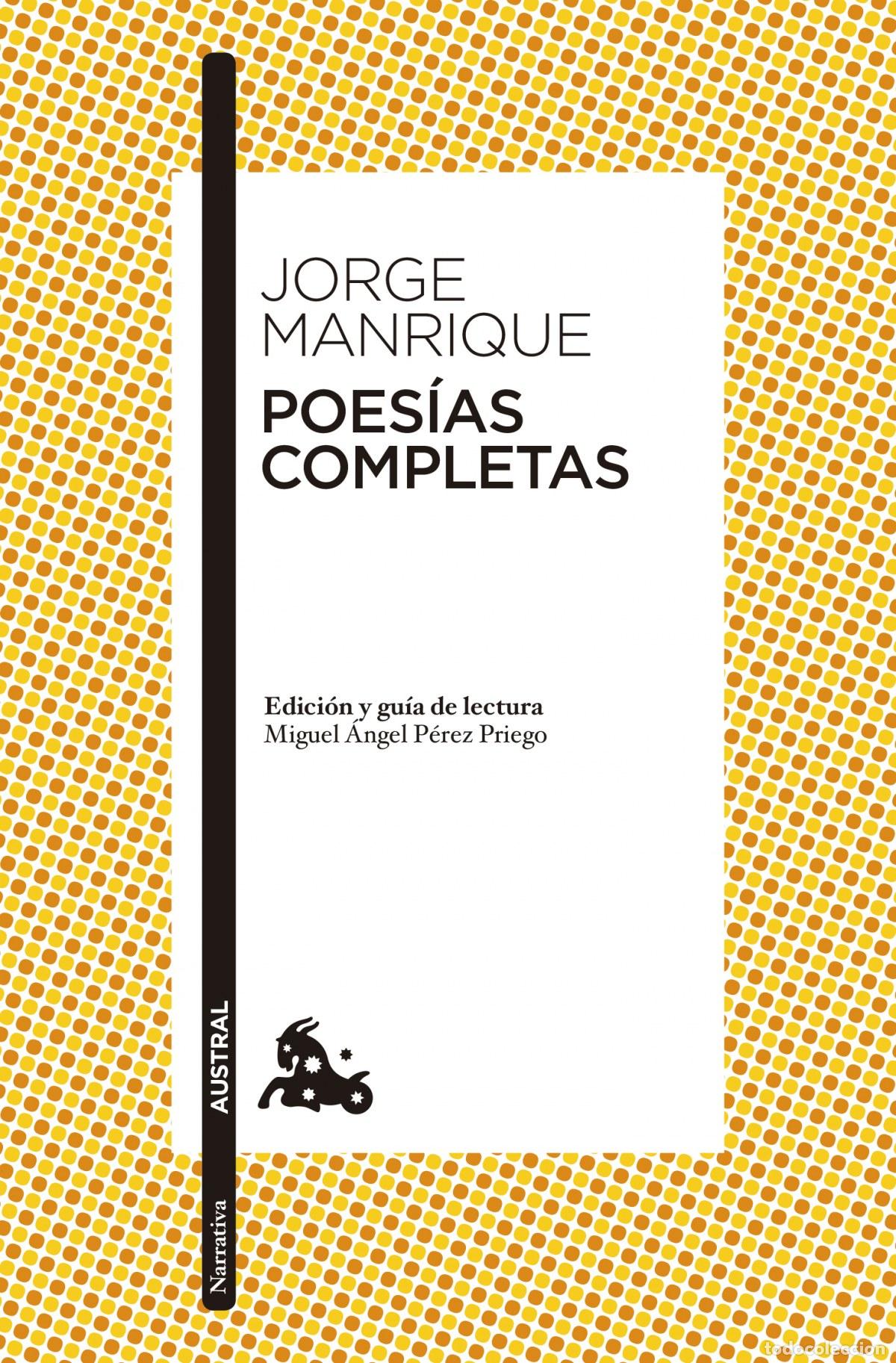 Libros: Poesias completas - Manrique, Jorge - Foto 1