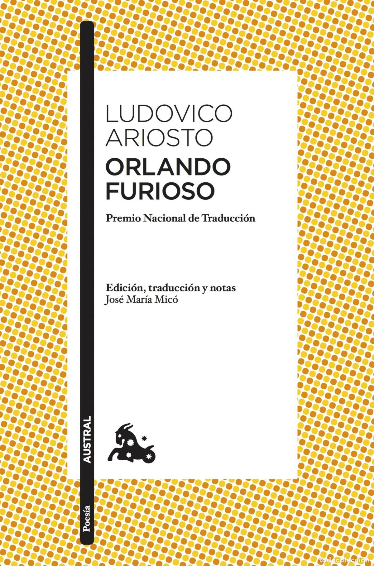 Libros: ORLANDO FURIOSO - Ariosto, Ludovico - Foto 1