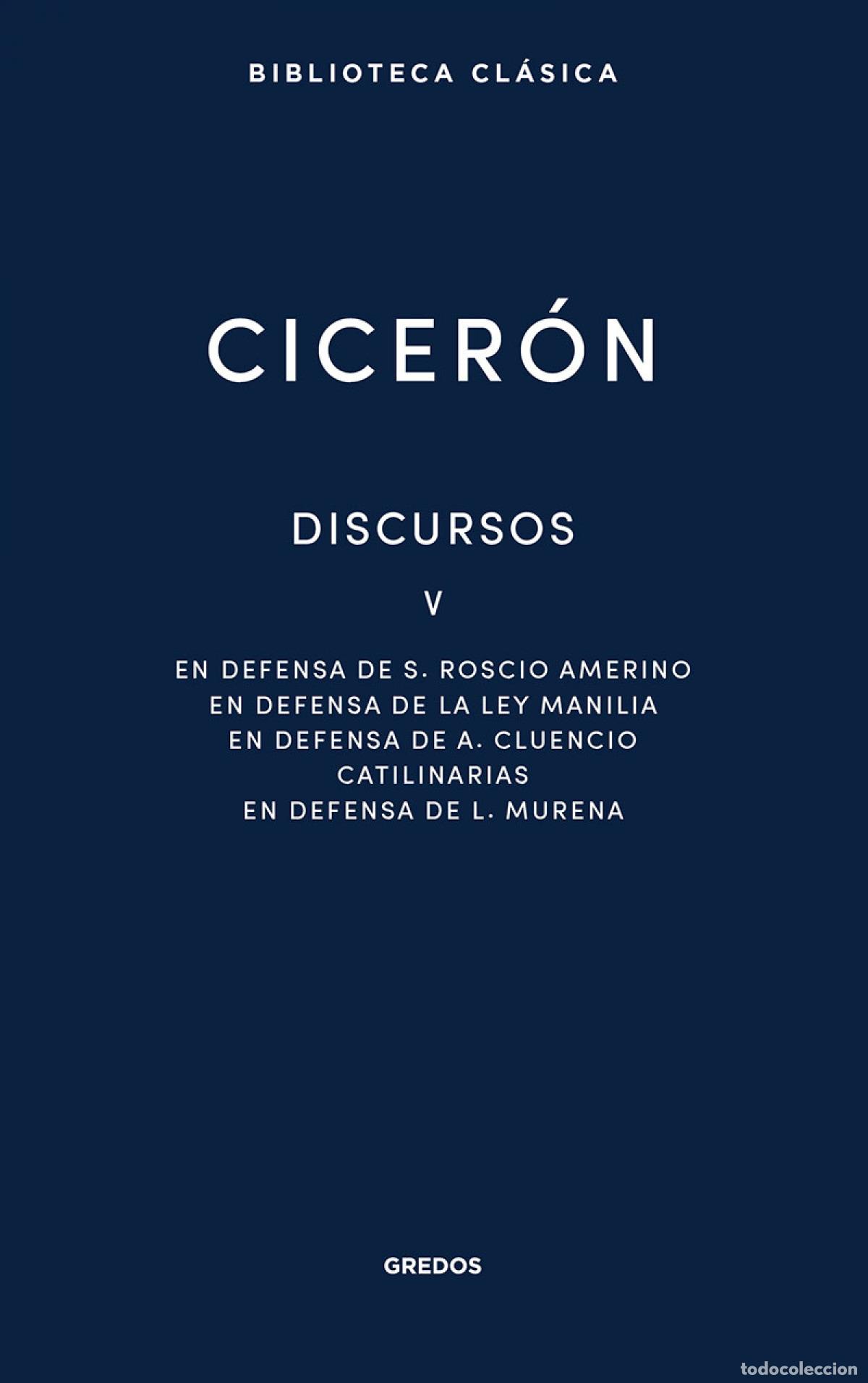 Libros: Discursos V - Cicer&oacute;n, Marco Tulio - Foto 1