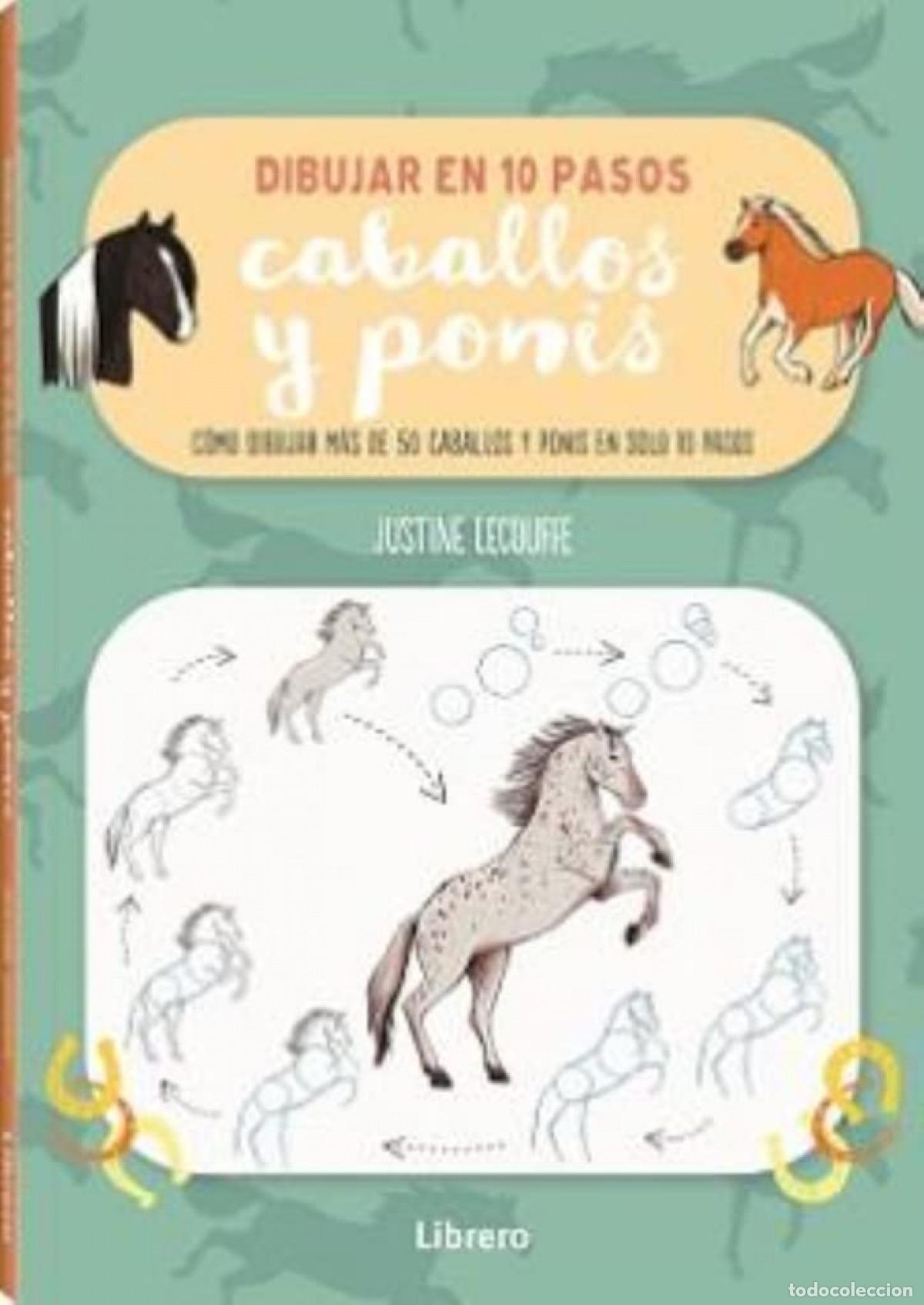 Libros: DIBUJAR CABALLOS Y PONIS EN 10 PASOS - LECOUFFE, JUSTINE - Foto 1