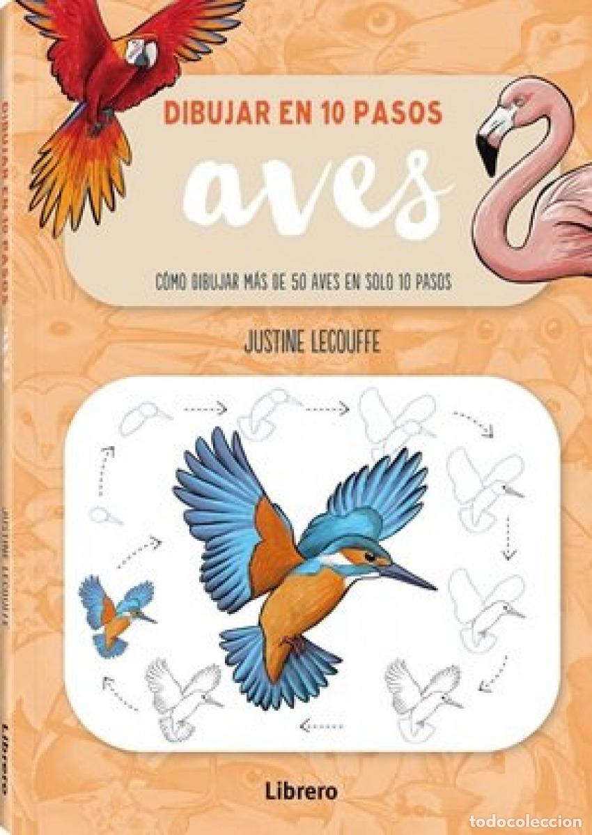 Libros: DIBUJAR AVES EN 10 PASOS - JUSTINE LECOUFFE - Foto 1