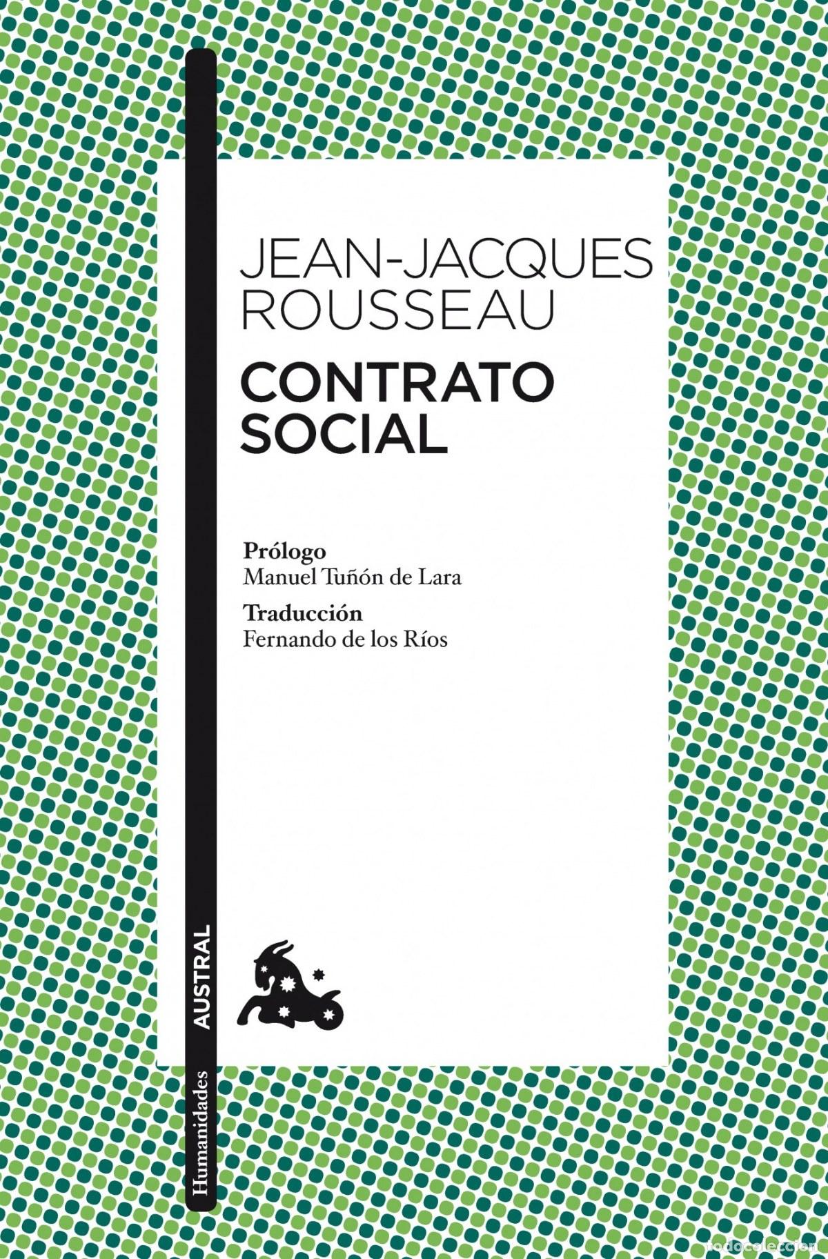Libros: Contrato social - Jean-Jacques Rousseau - Foto 1