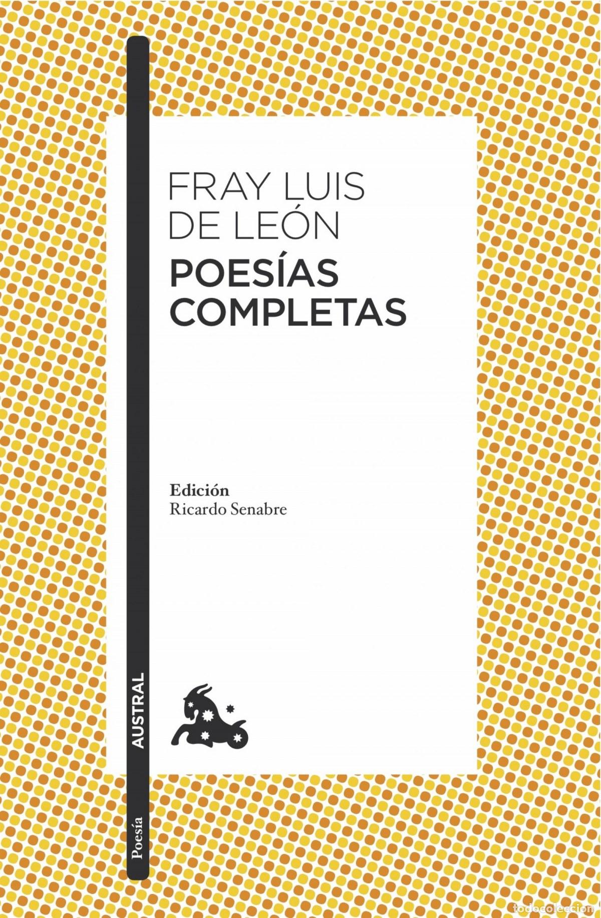 Libros: POES&Iacute;AS COMPLETAS - DE LE&Oacute;N, FRAY LUIS - Foto 1