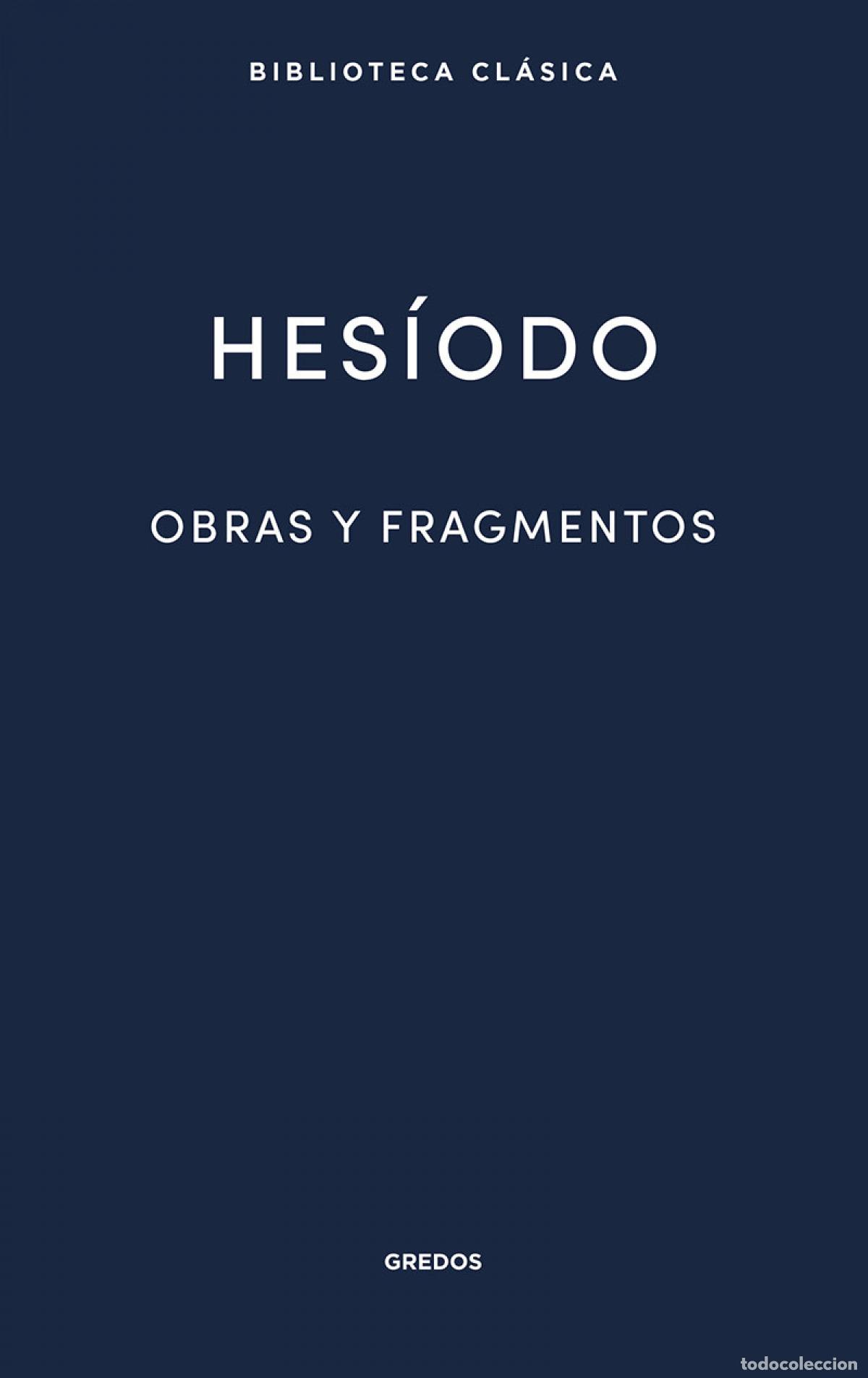 Libros: 22. Obras y fragmentos - Hes&iacute;odo - Foto 1